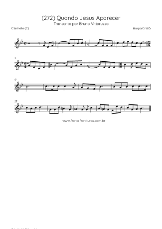 Harpa Cristã  score for Clarinet (C)