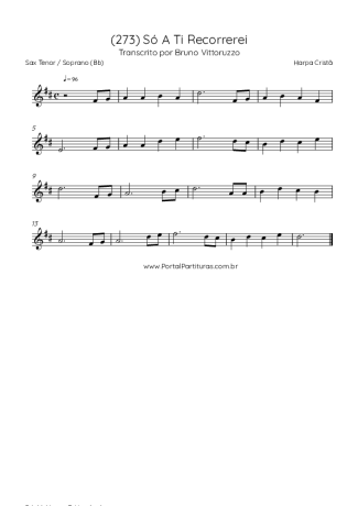 Harpa Cristã  score for Tenor Saxophone Soprano (Bb)