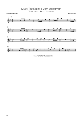 Score for Alto Saxophone