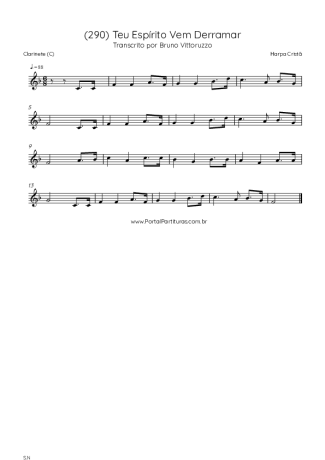 Score for Clarinet (C)