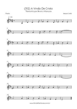Harpa Cristã  score for Flute