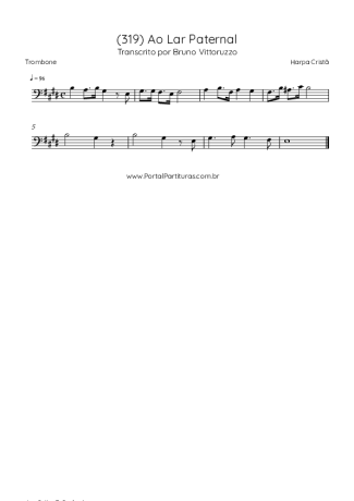 Harpa Cristã  score for Trombone