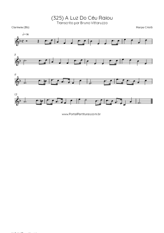Score for Clarinet (Bb)