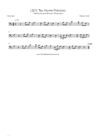 Harpa Cristã  score for Cello