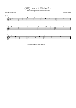 Score for Alto Saxophone