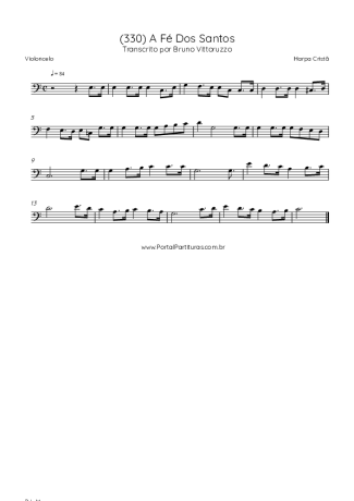 Score for Cello