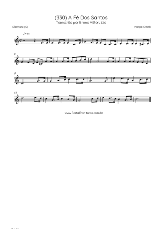 Score for Clarinet (C)