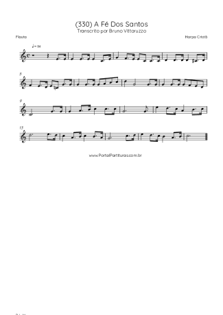 Harpa Cristã  score for Flute