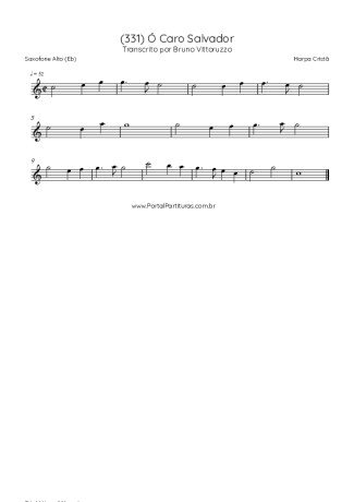Score for Alto Saxophone