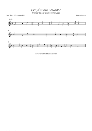 Score for Tenor Saxophone Soprano (Bb)
