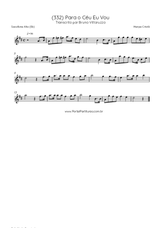 Score for Alto Saxophone