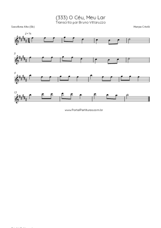 Score for Alto Saxophone