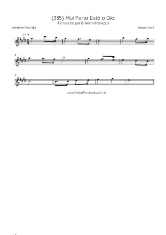 Score for Alto Saxophone