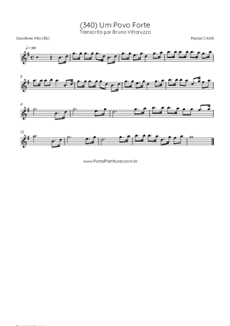 Score for Alto Saxophone