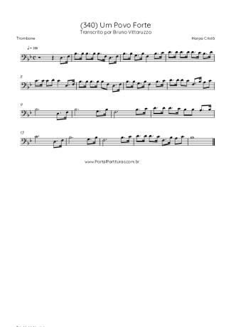 Harpa Cristã  score for Trombone
