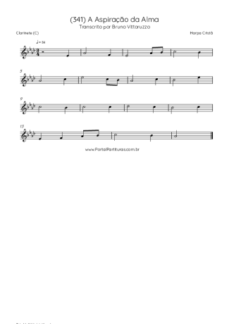 Score for Clarinet (C)