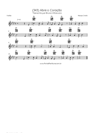 Score for Acoustic Guitar