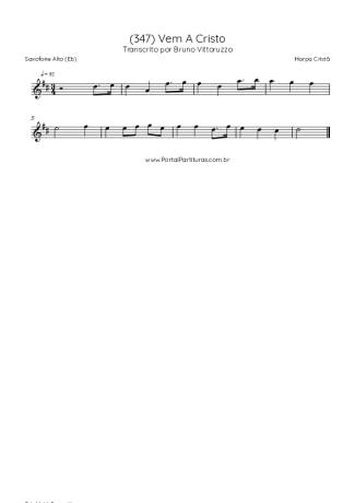 Score for Alto Saxophone