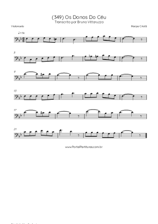 Harpa Cristã  score for Cello
