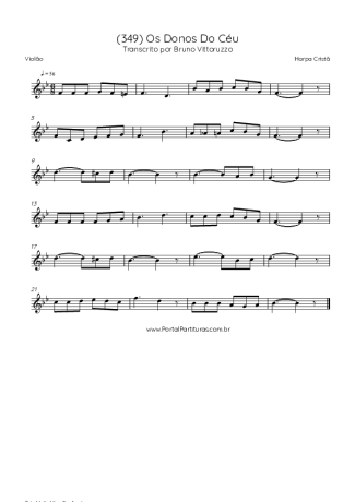 Harpa Cristã  score for Violin