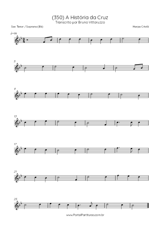 Score for Tenor Saxophone Soprano (Bb)