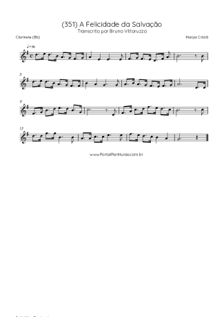 Score for Clarinet (Bb)