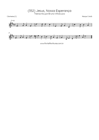 Score for Clarinet (C)