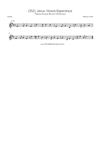 Score for Violin