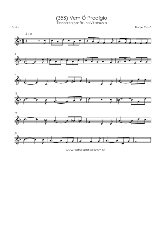 Score for Harmonica