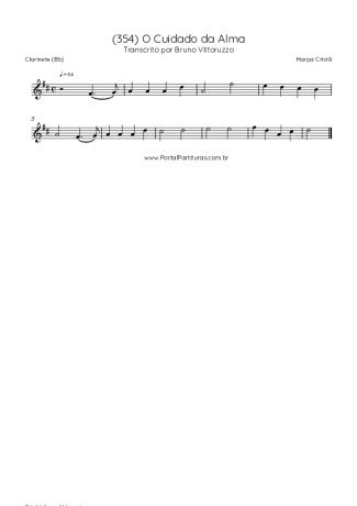 Score for Clarinet (Bb)