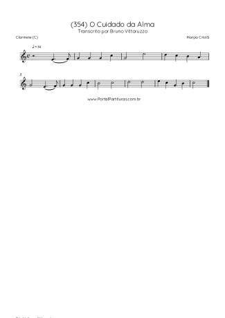 Score for Clarinet (C)