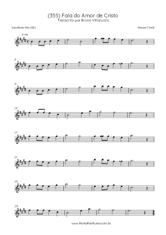Score for Alto Saxophone