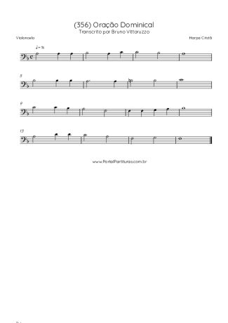 Harpa Cristã  score for Cello