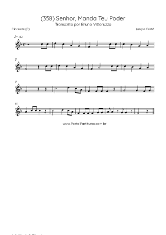 Score for Clarinet (C)
