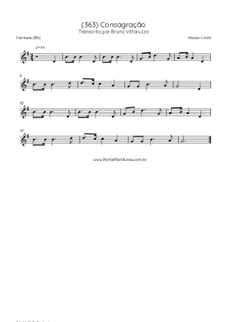 Score for Clarinet (Bb)