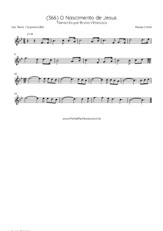 Score for Tenor Saxophone Soprano (Bb)