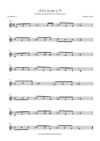 Score for Clarinet (C)