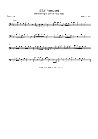 Harpa Cristã  score for Trombone