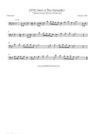 Score for Cello