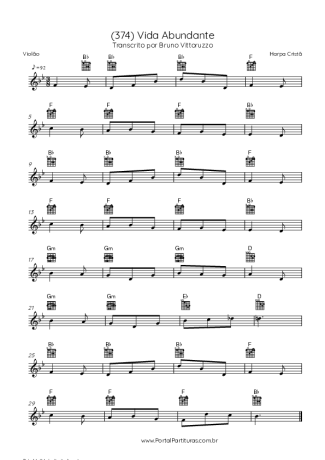 Score for Acoustic Guitar