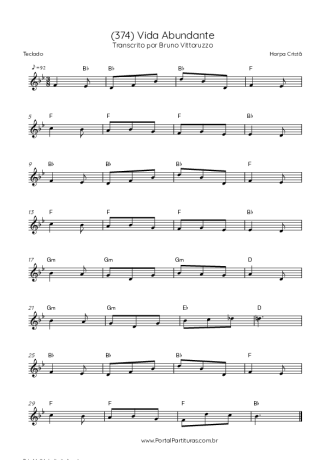 Harpa Cristã  score for Keyboard