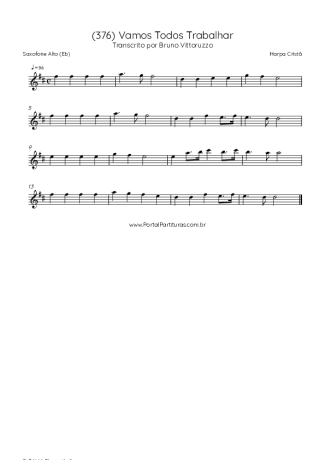 Score for Alto Saxophone