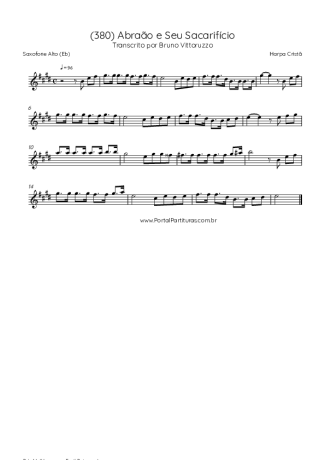 Harpa Cristã  score for Alto Saxophone