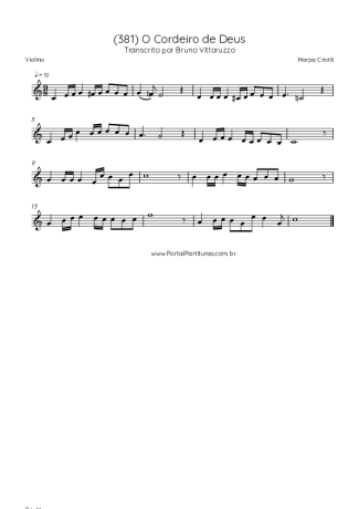 Score for Violin