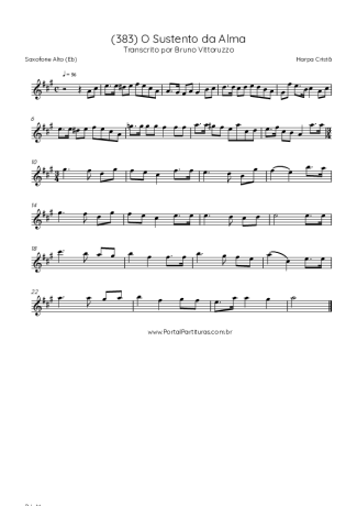 Score for Alto Saxophone