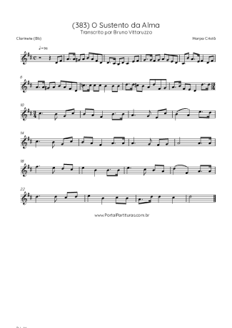 Score for Clarinet (Bb)