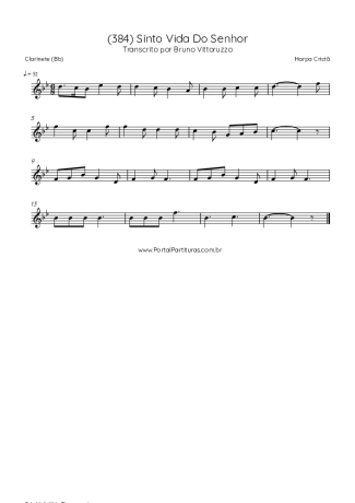 Harpa Cristã  score for Clarinet (Bb)