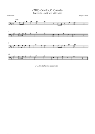 Score for Cello