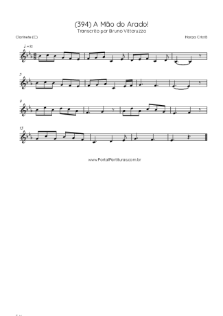 Harpa Cristã  score for Clarinet (C)