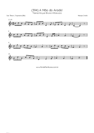 Score for Tenor Saxophone Soprano (Bb)